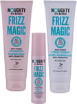 Noughty 97% Natural Frizz Magic Shampoo, Conditioner and Serum, anti Frizz for F