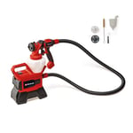 Einhell Power X-Change Cordless Fence & Decking Paint Sprayer - Fast and Effortless Painting of Fences, Sheds, Decking & Garden Furniture - TC-SY 18/90 Li Spray Gun System (Battery Not Included)