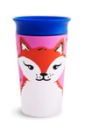 MUNCHKIN Wild Love Sippy Cup, red fox, Miracle 360, 6m+, 266 ml