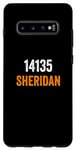 Coque pour Galaxy S10+ Code postal Sheridan 14135, déménagement vers 14135 Sheridan