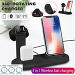 3in1 Wireless Charger Dock Charging Station For Apple Watch iPhone And Airpod✝