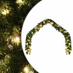 vidaXL Julgirlang med LED-belysning 20 m Grön