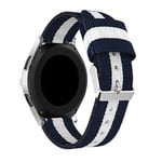 Nylonarmband Garmin Venu 3 blå/vit