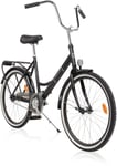 Baana Suokki 24" -polkupyörä, 1-vaihteinen, musta