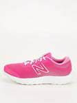 New Balance Junior Girls 520 Trainers - Pink, Pink, Size 5.5 Older