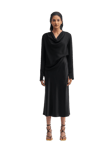 Ahlvar Gallery Zia Silk Blouse Svart