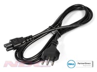 NEW Dell 1.8m Italian 3-Pin C5 Clover Power Cable 250V - 03252P