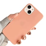 Étui antichoc amélioré pour iPhone 14, [Protection de l'appareil photo], testé contre les chutes de qualité militaire conçu pour iPhone 14 Coque arrière rigide 6,1'' Sleek Premium Touch,orange corail