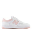 New Balance Mens 480 Low Lace Up Trainers in White Leather (archived) - Size UK 3.5