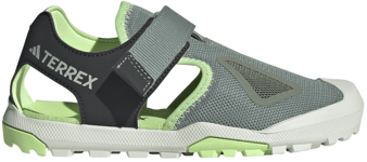 Adidas Adidas Kids' Terrex Captain Toey 2.0 Sandals Silver Green/Carbon/Green Spark 33, Silgrn/Carbon/Grespa
