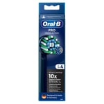Oral-B Pro CrossAction svarta clip-on-borstar, set om