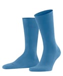 FALKE Men's Sensitive London M SO Cotton With Soft Tops 1 Pair Socks, Blue (Nautical 6531) new - eco-friendly, 5.5-8