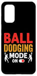 Galaxy S20 Funny Dodgeball game Design for a Dodgeball Player Case