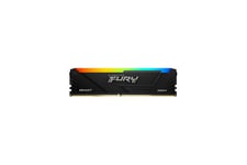 Kingston FURY Beast RGB - 16GB:2x8GB - DDR4 RAM - 2666MHz - DIMM 288-PIN - On-die ECC - CL16