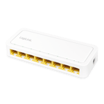 LogiLink Desktop Gigabit Ethernet Switch 8-port, plastic case, white