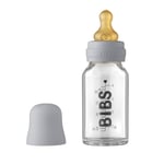 BIBS Baby Glass Bottle Complete Set Latex Cloud 110ml