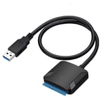 USB 3.0 till 2.5 -3.5 tum SATA SSD/HDD-adapter, 6TB, 5GBps