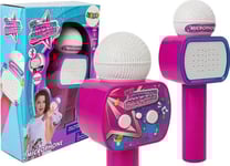 Lean Sport Trådlös Karaoke Bluetooth-Högtalare Med Mikrofon För Barn Rosa (7827)