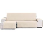 ECOMMERC3 Housse de canapé élastique pour méridienne Normale Gauche - Beige avec élastiques réglables, Compatible avec Les canapés d'angle Gauche ou Droit