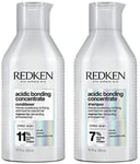 REDKEN Acidic Bonding Concentrate Shampoo 300ml Conditioner 300ml Repairs Prote