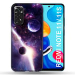 Coque pour Xiaomi Redmi Note 11 / 11S Univers Planete Stellaire
