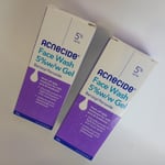 2 x packs of 50g Acnecide Face Wash 5% w/w Gel Acne Treatment twin pack