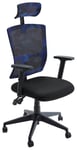 X Rocker Volta Ergonomic Mesh Gaming Chair - Blue Camo