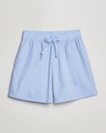 Tekla Poplin Pyjama Shorts Light Blue