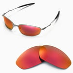 Walleva Replacement Lenses for Oakley Whisker Sunglasses - Multiple Options
