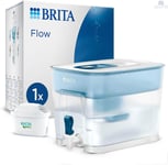 BRITA Flow Water Filter Tank 8.2L Fridge Dispenser Jug + 1 Maxtra Pro Cartridge
