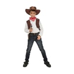 Kostume til børn Cowboy mand (6 Dele) 3-5 år