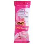 12 x Bic Twin Lady 5 Disposable Razors