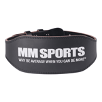 MM Sports Leather Belt - Lyftarbälte S