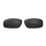 Walleva Black Polarized Replacement Lenses For Oakley Crankshaft Sunglasses