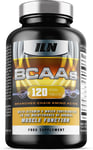 BCAA Tablet - BCAAs 120 Tablets - 2400mg BCAAs per Serving - BCAA Amino Acids D