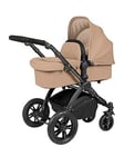 Ickle Bubba Stomp Luxe All-in-One I-Size Travel System With Isofix Base (Stratus) - Black / Desert / Black, One Colour