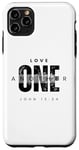 Coque pour iPhone 11 Pro Max Love One Another John 13:34 Citation du verset de la Bible chrétienne