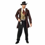 Kostume til voksne Limit Costumes cowboy 4 Dele Brun S