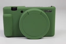 ZV-1 Case, Zakao Soft Silicone Bag Lightweight Slim Skin Rubber Protective Digital Camera Case Cover for Sony ZV-1 ZV1 (Green)