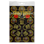 Guns N Roses Logo Tri-Tip Guitar Pick Pack Set of 5 One Size