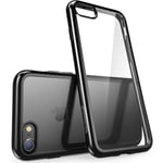 iPhone SE 2020 Case/iPhone 7 Case/iPhone 8 Case, i-Blason [Halo Series][Scratch Resistant] Slim Case (Clear/Black)