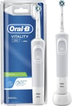 Oral B Electric Toothbrush Rechargeable Braun Vitality Cross Action Timer White