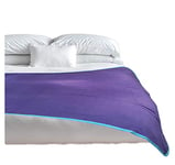 TOP 100% Waterproof Blanket Purple/Blue Jumbo 80x60 for Adults and Pets. Keep Everything Dry No Matter How Wet It Gets! Ultrasoft Noiseless Leakproof. Bed, Mattress, Furniture Protector. EZ Wash/Dry