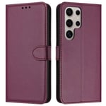 Samsung Galaxy S25 Ultra Plånboksfodral med handrem - Lila Lila