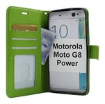 Crazy Horse Wallet Motorola Moto G8 Power (Grön)