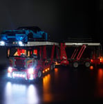 LODIY Upgrade LED Light Kit for Lego Technic Car Transporter 42098 - Lights Set for Lego 42098 (Not Include Lego Model)