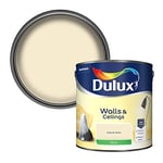 Dulux Silk Emulsion Paint For Walls And Ceilings - Daffodil White 2.5 Litres