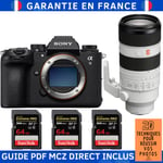 Sony A9 III + FE 70-200mm f/2.8 GM OSS II + 3 SanDisk 64GB Extreme PRO UHS-II SDXC 300 MB/s + Ebook '20 Techniques pour Réussir vos Photos' - Appareil Photo Hybride Sony