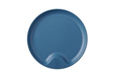 Mepal - Assiette enfant Mio - Plateau-repas enfant - Plat adapté aux enfants - Vaisselle pour enfant - Résiste au micro-ondes et au lave-vaisselle - Sans BPA – Deep blue