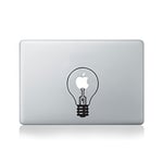 Light Bulb Vinyl Decal for Macbook (13/15) or Laptop